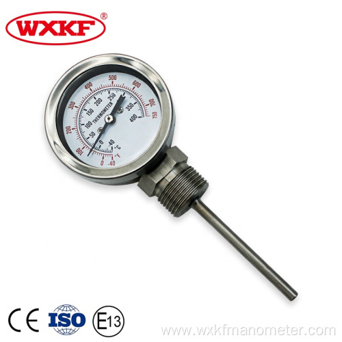 4 inch bimetal thermometer with bayonet ring